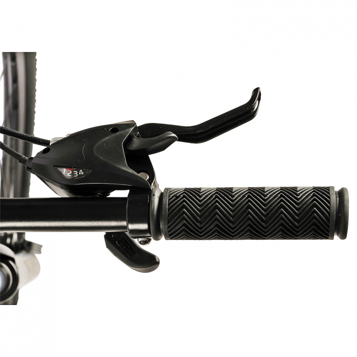 Bicicleta MTB-HT 26" VELORS Rambler, cadru otel 17", manete secventiale, frane disc, 21 viteze, gri/negru [7]