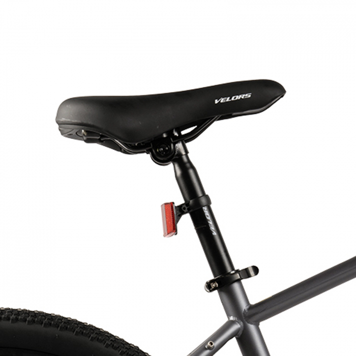 Bicicleta MTB-HT 26" VELORS Rambler, cadru otel 17", manete secventiale, frane disc, 21 viteze, gri/negru [11]