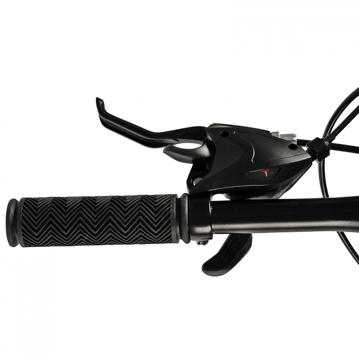 Bicicleta MTB-HT 26" VELORS Rambler, cadru otel 17", manete secventiale, frane disc, 21 viteze, gri/negru [8]