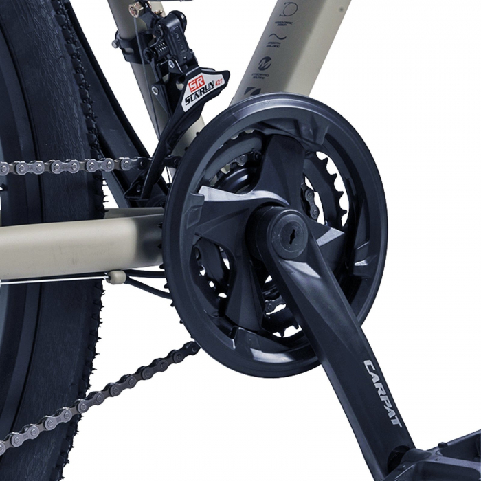 Bicicleta MTB-HT 27.5" VELORS Rambler, cadru otel 18", manete secventiale, frane disc, 21 viteze, olive/negru [6]