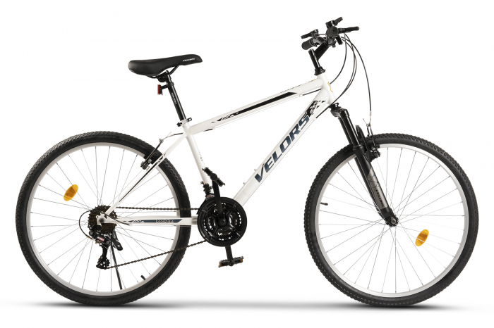Bicicleta MTB Velors Rockstar V26204B 26", Alb/Negru [1]