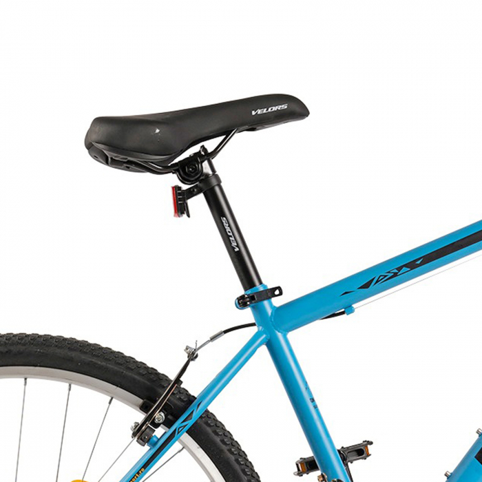 Bicicleta MTB-HT 26" VELORS Rockstar, cadru otel 17", manete index, frane V-Brake, 21 viteze, albastru [8]