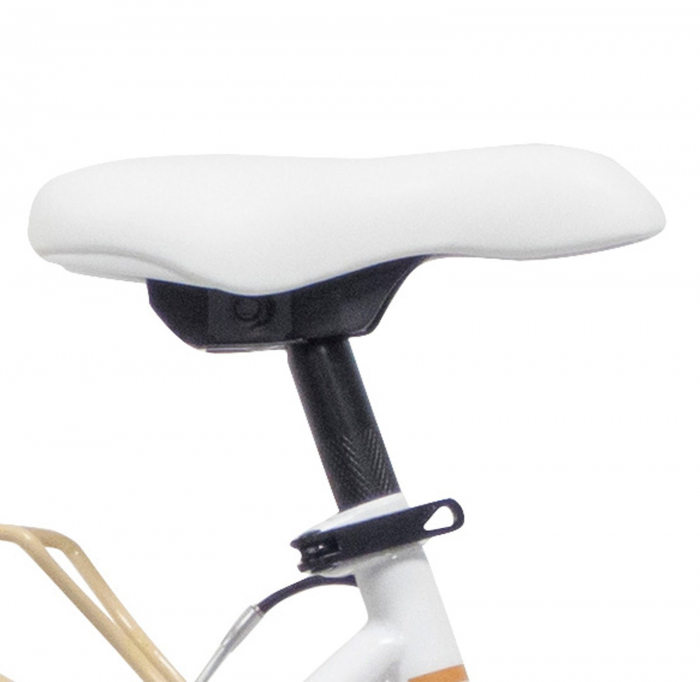 Bicicleta oras 24" BOTTARI Parma, cadru otel 17", frane V-Brake, 6 viteze, alb/bej [5]