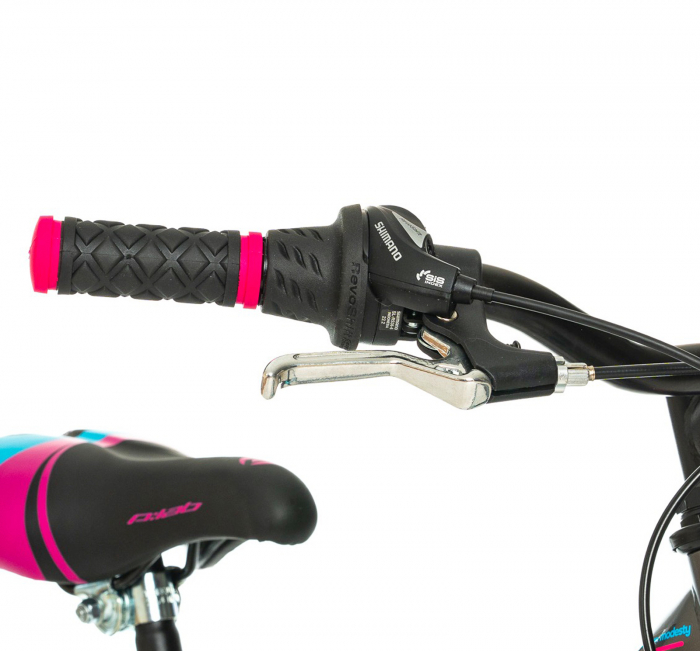 Bicicleta oras 24" DHS Modesty, cadru otel 12.5", manete revoshift,  frane V-Brake, 6 viteze [5]