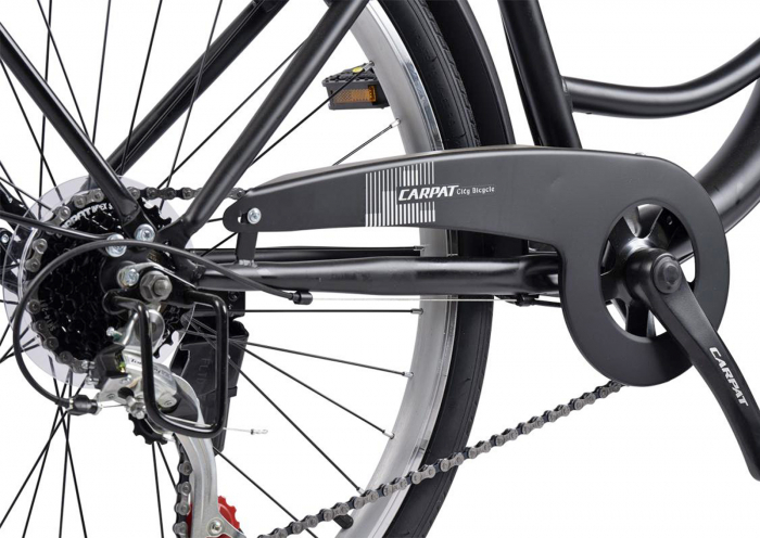 Bicicleta oras 26" CARPAT City, cadru otel, manete RevoShift, frane V-Brake, 7 viteze [7]