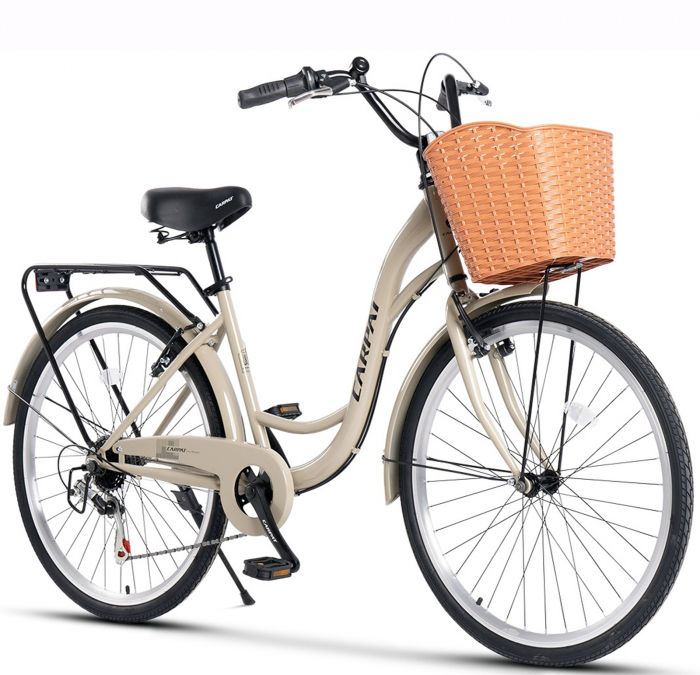 Bicicleta oras 26" CARPAT City, cadru otel, manete RevoShift, frane V-Brake, 7 viteze [1]