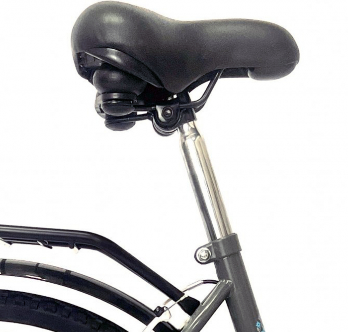 Bicicleta oras 26" DHS Citadinne 2634, cadru otel 18", frane V-Brake, 6 viteze, gri/albastru [7]