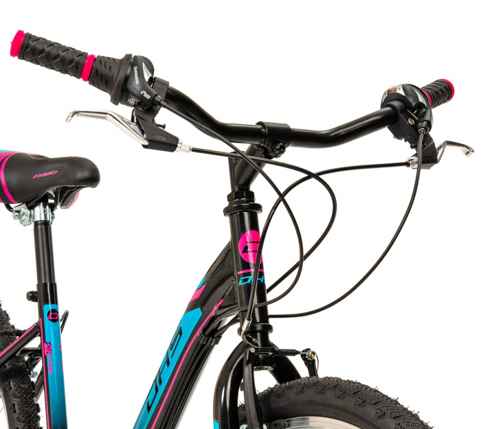 Bicicleta oras 26" DHS Modesty, cadru otel 16.5", manete revoshift,  frane V-Brake, 18 viteze [5]