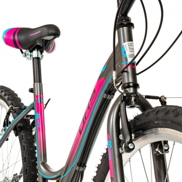 Bicicleta oras 26" DHS Modesty, cadru otel 16.5", manete revoshift,  frane V-Brake, 18 viteze [4]