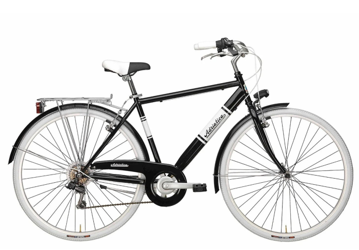 Bicicleta oras 28" ADRIATICA Panarea Man, cadru otel 19.5", frane V-Brake, 6 viteze, negru [1]