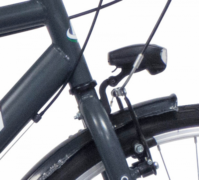 Bicicleta oras 28" BOTTARI Pisa, cadru otel 19", frane V-Brake, 6 viteze, gri [5]