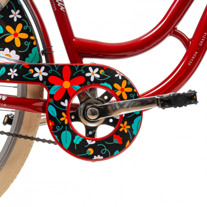 Bicicleta oras 28" DEVRON Grazia 1S, cadru otel, frane V-Brake/torpedo, single speed [6]