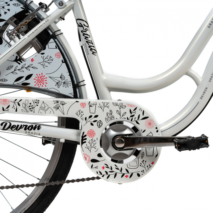 Bicicleta oras 28" DEVRON Grazia 6S, cadru otel, manete revoshift, frane V-Brake, 6 viteze [5]