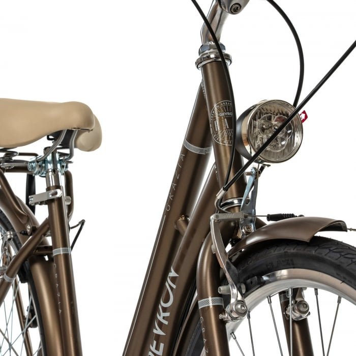 Bicicleta oras 28" DEVRON Grazia Retro 6S, cadru otel, manete revoshift, frane V-Brake, 6 viteze [5]