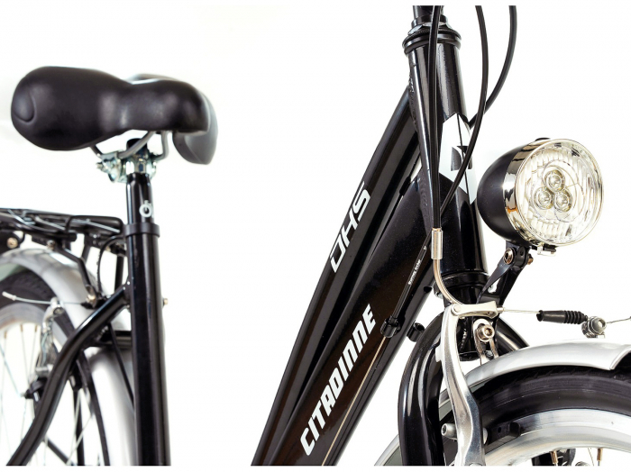 Bicicleta oras 28" DHS Citadinne 28001, cadru aluminiu 19.5", frane V-Brake, 6 viteze [4]