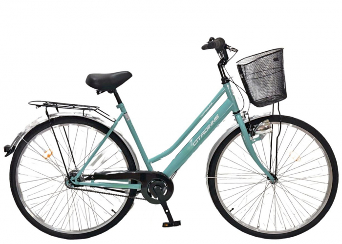 Bicicleta oras 28" DHS  Citadinne 28007, cadru otel 20", manete revoshift, frane V-Brake/torpedo, 7 viteze [1]