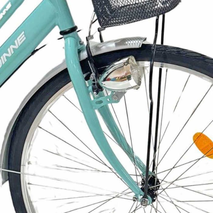 Bicicleta oras 28" DHS  Citadinne 28007, cadru otel 20", manete revoshift, frane V-Brake/torpedo, 7 viteze [2]