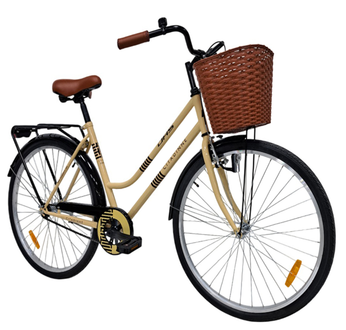 Bicicleta oras 28" DHS Citadinne 2812, cadru otel 20", frane V-Brake/torpedo, single speed [2]