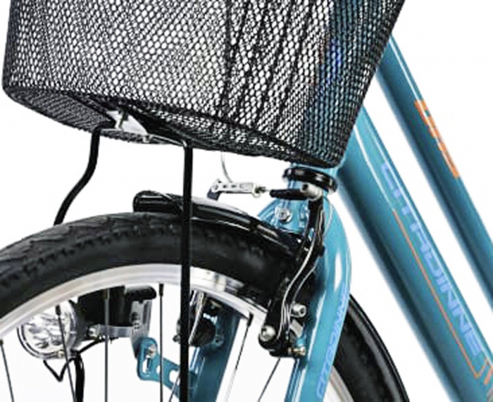 Bicicleta oras 28" CITADINNE 2812, cadru otel 20", frane V-Brake/torpedo, single speed, turcoaz [4]