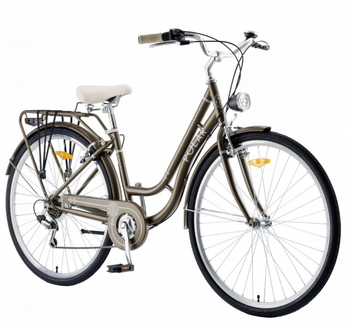 Bicicleta oras 28" POLAR Grazia Retro 6S, cadru otel, manete revoshift, frane V-Brake, 6 viteze [2]
