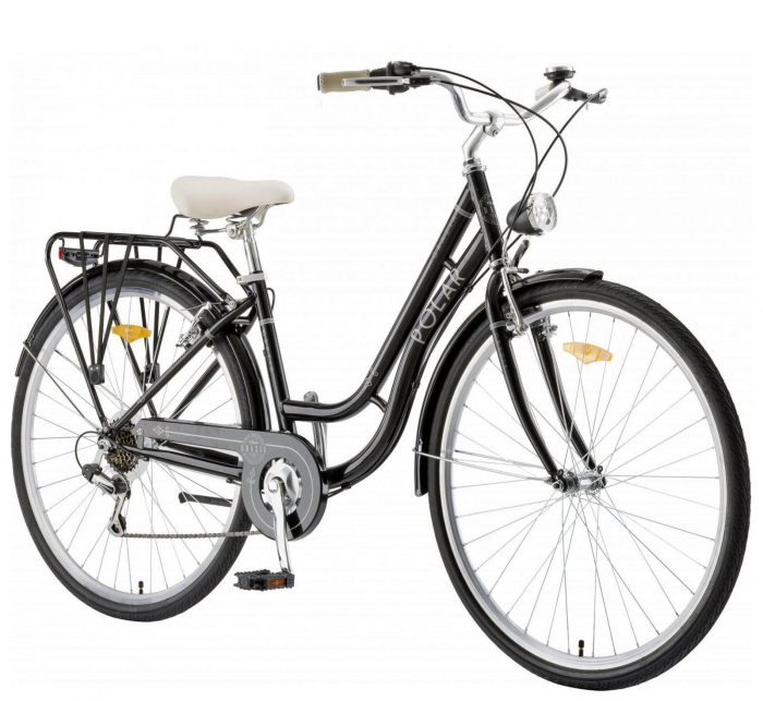 Bicicleta oras 28" POLAR Grazia Retro 6S, cadru otel, manete revoshift, frane V-Brake, 6 viteze [2]