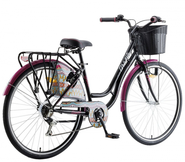 Bicicleta oras 28" POLAR Grazia Retro 6S, cadru otel, manete revoshift, frane V-Brake, 6 viteze [3]