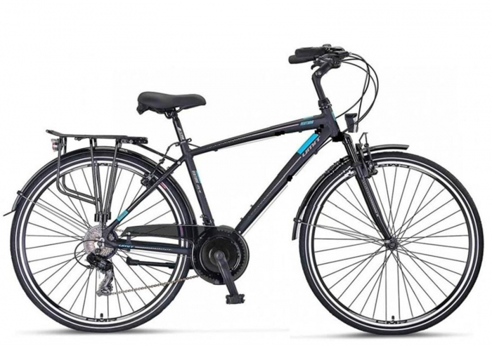 Bicicleta oras 28" UMIT Ventura Man, cadru aluminiu 18", manete secventiale, frane V-Brake, 21 viteze [1]