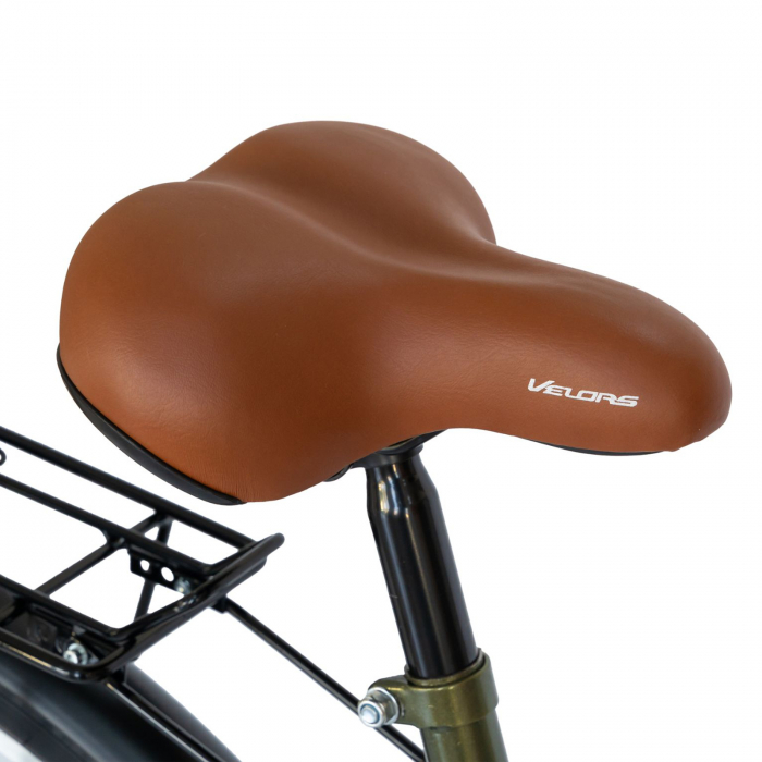 Bicicleta oras 28" VELORS Ukrayna 2894, cadru otel 20.5", frane V-Brake/torpedo, single speed, gri/maro [7]