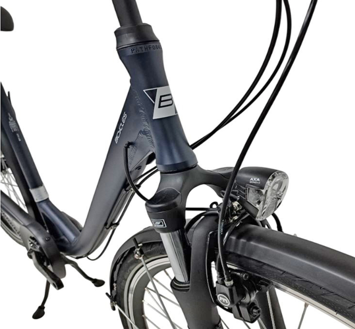 Bicicleta oras DEVRON Almeria Lady, cadru aluminiu 21.5", manete revoshift, frane V-Brake hidraulice, 7 viteze, bleumarin [4]