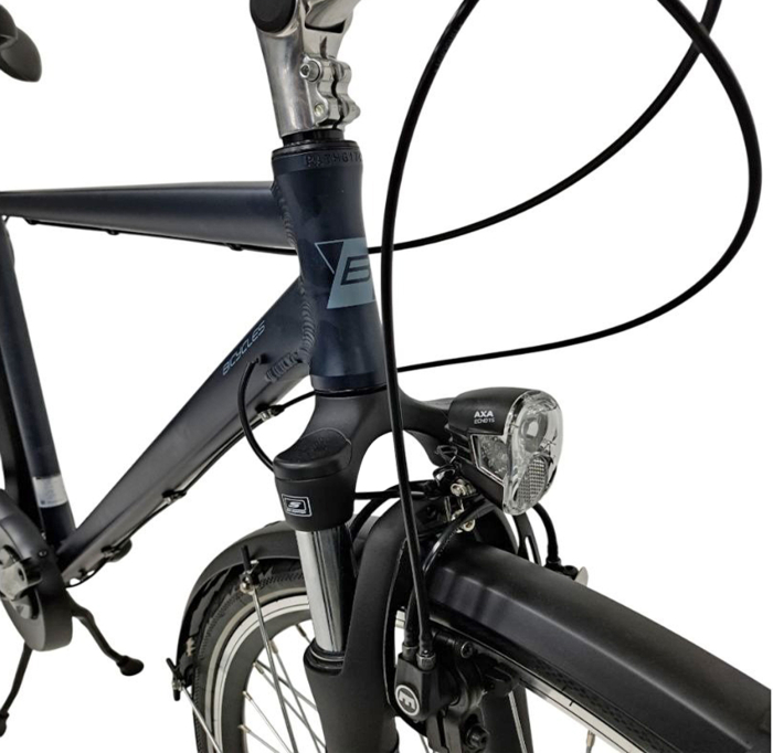 Bicicleta oras DEVRON Almeria Man, cadru aluminiu, manete revoshift, frane V-Brake hidraulice, 7 viteze, bleumarin [4]