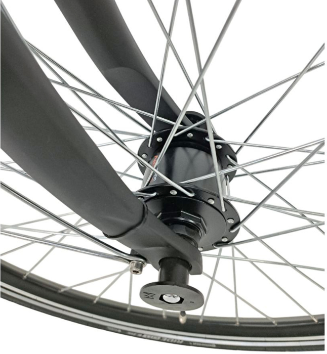 Bicicleta oras DEVRON Almeria Man, cadru aluminiu, manete revoshift, frane V-Brake hidraulice, 7 viteze, bleumarin [5]