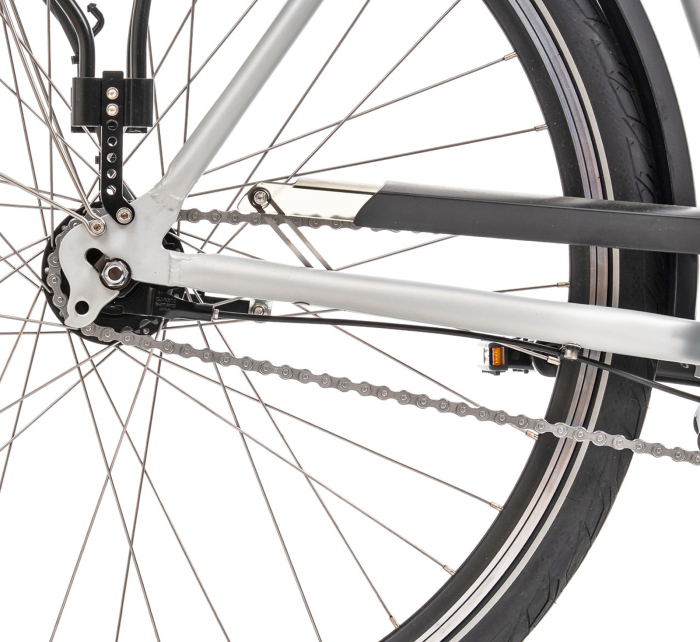 Bicicleta oras 28" KREIDLER Madrid Man, cadru aluminiu 21.5", manete revoshift, frane hidraulice, 7 viteze, gri [8]