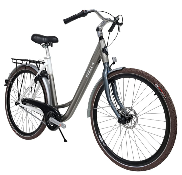 Bicicleta oras 28" STELLA Livorno 28080, cadru aluminiu, manete revoshift, frane mecanica disc/V-Brake, 7 viteze [2]