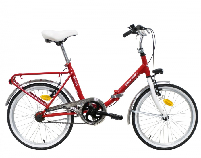Bicicleta pliabila 20" BOTTARI Roma, cadru otel, frane V-Brake, single speed [1]