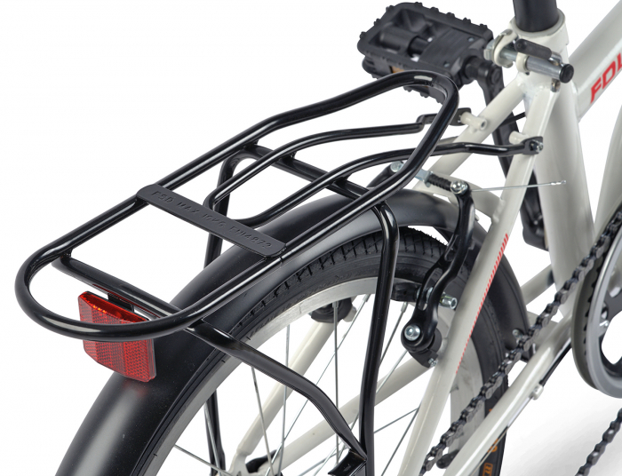 Bicicleta pliabila 20" VELORS Polo V2053, cadru otel, frane V-Brake, 7 viteze, alb/rosu [14]