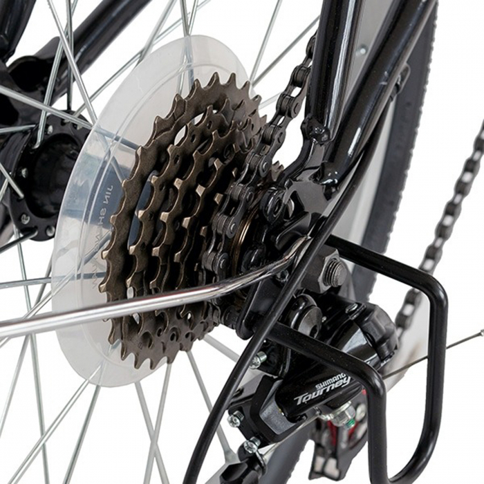 Bicicleta pliabila 20" VELORS Advantage, cadru otel, frane V-Brake, 6 viteze, negru/rosu [11]