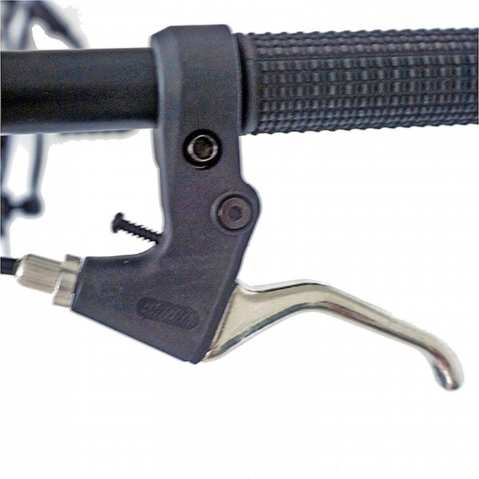 Bicicleta pliabila 20" VELORS Advantage, cadru otel, frane V-Brake, 6 viteze, negru/rosu [4]