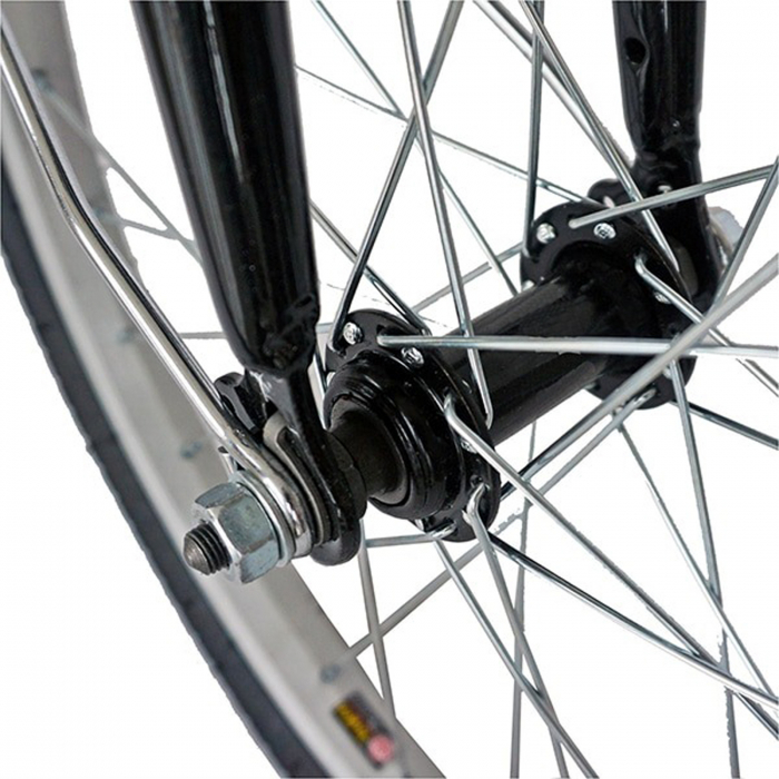 Bicicleta pliabila 20" VELORS Advantage, cadru otel, frane V-Brake, 6 viteze, negru/rosu [9]