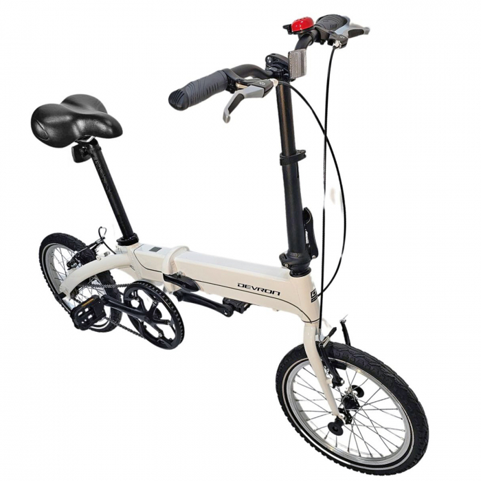Bicicleta pliabila 16" DEVRON 16010, cadru aluminiu, frane V-Brake, single speed [3]