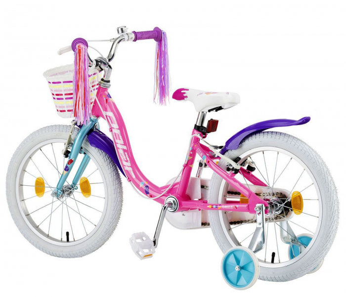 Bicicleta copii 18" POLAR Junior Icecream, roz, varsta 5-7 ani [3]