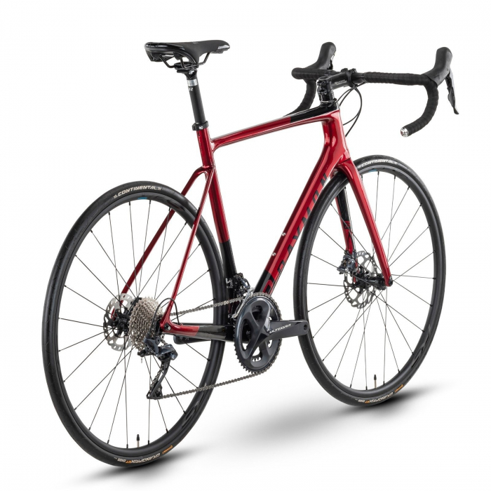 Bicicleta Road 28" RAYMON RaceRay 8.0, cadru carbon, manete ergopower, frane hidraulice, 12 viteze, rosu [3]