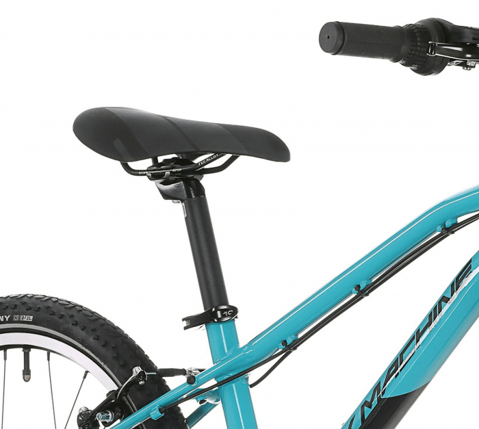 Bicicleta copii MTB-HT 20" ROCK MACHINE Thunder 20 VB, cadru aluminiu 10", manete revoshift, frane V-Brake, 7 viteze, Jade Blue [7]