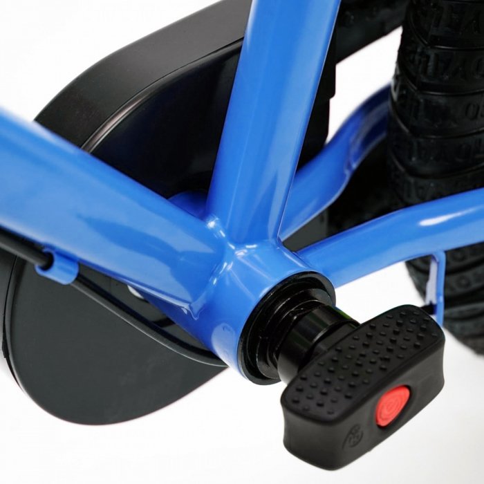 Bicicleta copii 18" ROYAL BABY Freestyle EZ, pedalier detasabil/suport picioare, albastru, varsta 5-7 ani [7]