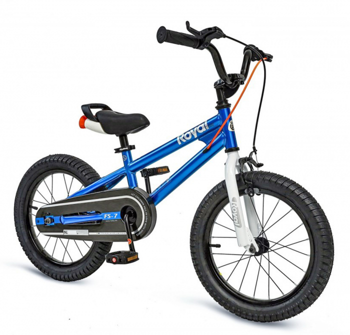 Bicicleta copii 14" ROYAL BABY Freestyle 7.0 NF, albastru, varsta 3-5 ani [1]