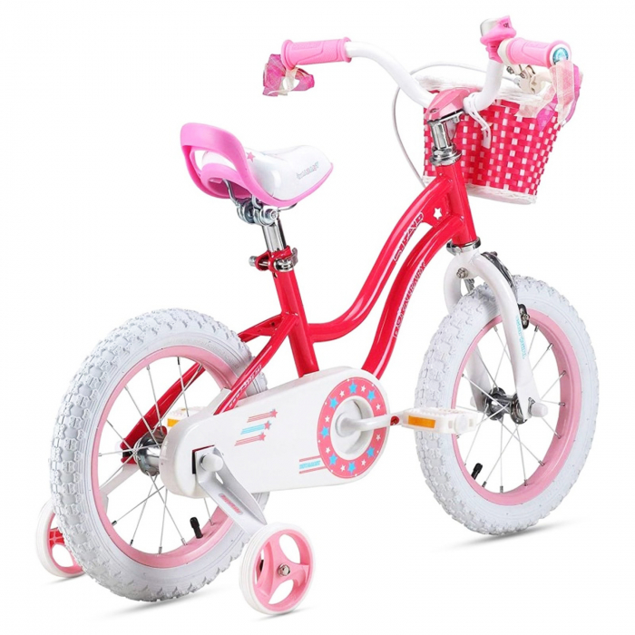Bicicleta copii 14" ROYAL BABY Star Girl, roz, varsta 3-5 ani [3]