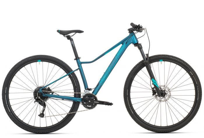 Bicicleta MTB-HT 29" SUPERIOR XC 859W, cadru aluminiu 16", manete secventiale, frane hidraulice, 18 viteze, albastru petrol [1]