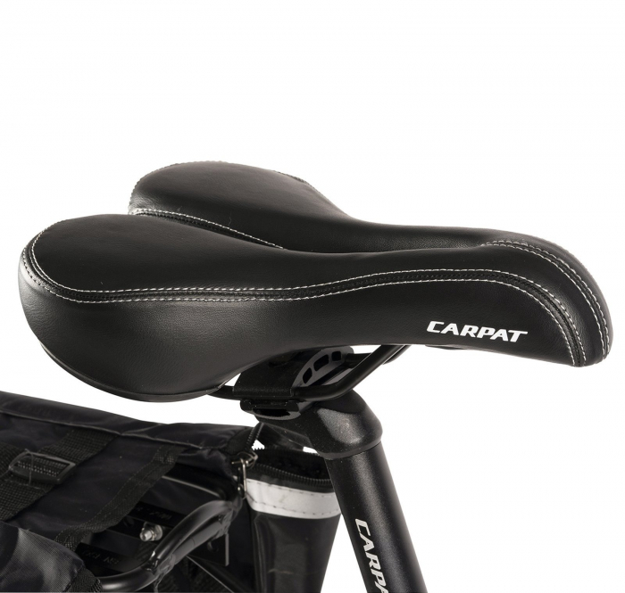 Bicicleta Trekking 28" CARPAT 700C, cadru aluminiu 18", manete secventiale, frane disc, 21 viteze [9]