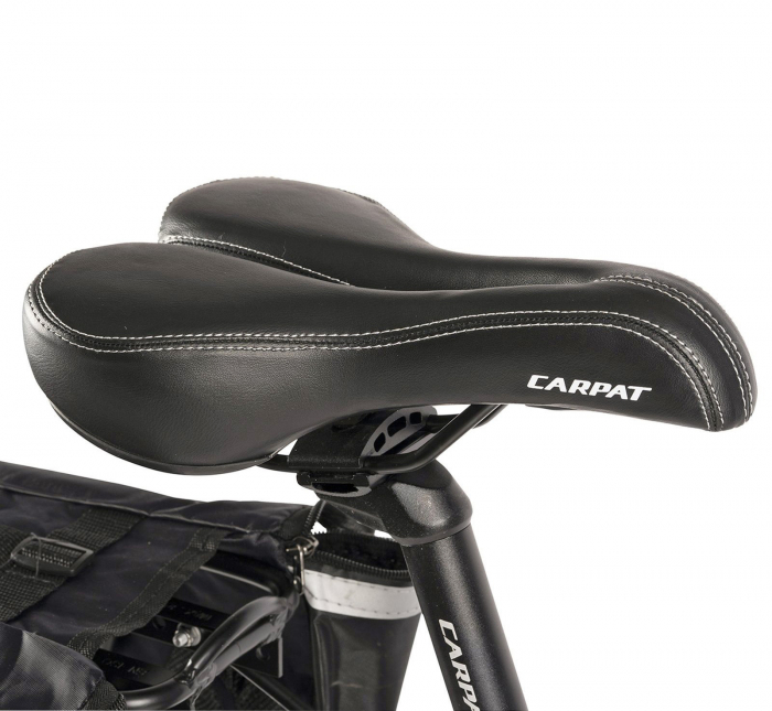 Bicicleta Trekking 28" CARPAT 700C, cadru aluminiu 18", manete secventiale, frane disc, 21 viteze [9]