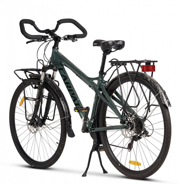 Bicicleta Trekking 28" CARPAT 700C, cadru aluminiu 18", manete secventiale, frane disc, 21 viteze [3]