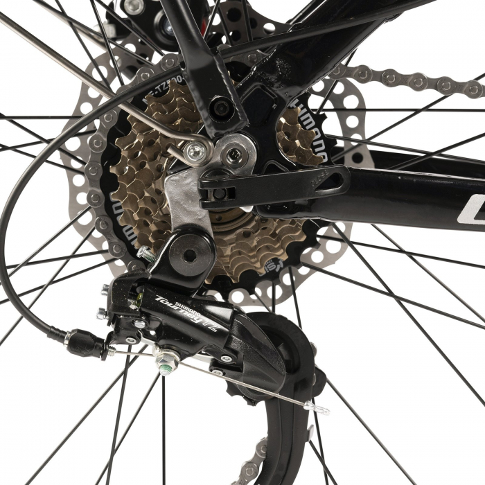 Bicicleta Trekking 28" CARPAT 700C, cadru aluminiu 18", manete secventiale, frane disc, 21 viteze [7]